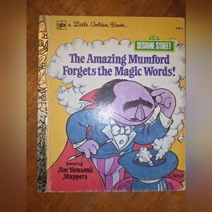 The Amazing Mumford Forgets the Magic Words A Little Golden Book J 1979